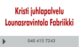 Kristi juhlapalvelu / Lounasravintola Fabriikki logo